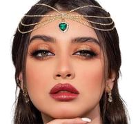 KADSXIYA Stunning Fairy Headpiece Eye-catching Heart Hairband Hand Beading Crystal