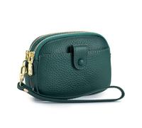 KADSXIYA Wallet Coin Bag Key Bag Coin Wallet Solid Color Purse Christmas Birthday Gift, Dark green