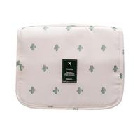 KADSXIYA Waterproof Hangable Cosmetic Bag Portable Travel Makeup Organiser with Hook, Cactus