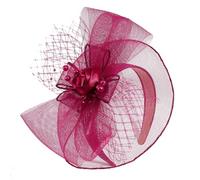 KADSXIYA Women Fascinator Headband Tea Party Headband Feather Fascinator Headband