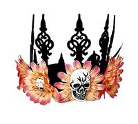 KADSXIYA Women King-Crown Wreath Headband Elegant Sunflower Hairband Fashion Photo Props