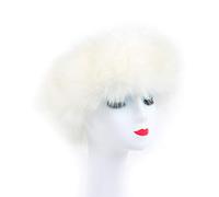 KADSXIYA Women Winter Furry Plush Headband with Elastic Multicolored Ear Warmer Earmuffs