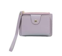 KADSXIYA Zipper Pouch Mini Purse for Women Clutch Bag Portable Multi-slot Change Wallet, Purple