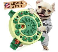 KADTC U.S. Brand & Design - 3 Levels of Challenge -4 Ways to Play - Advanced Dog Puzzle Toy for Small/Medium/Large Smart Dogs Mental Stimulation Toys Puppy Treat Puzzles Food Interactive Brain Games