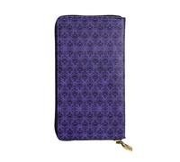 KadUe Ghost Swarm Leather Wallet Fashionable Women's,Multiple Compartments for Cards and Cash Credit Cards,