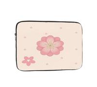 KadUe Laptop Case Little Pink Cherry Blossoms Laptop Sleeve Shockproof Protective Notebook Case with Zipper Briefcase Carrying, 12 inch, Black