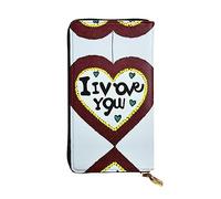 KadUe Love Confessions Leather Wallet Fashionable Women's,Multiple Compartments for Cards and Cash Credit Cards,