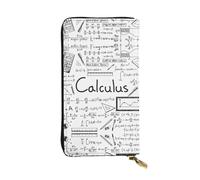 KadUe Math Geometry Geek Calculus Leather Wallet Fashionable Women's,Multiple Compartments for Cards and Cash Credit Cards,