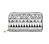 KadUe Native American Patterns Leather Wallet Fashionable Women's,Multiple Compartments for Cards and Cash Credit Cards