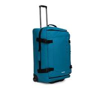 KADVA Lazio Travel Suitcase on Wheels, 42-102 Litre Cabin Luggage, Hand Luggage, Soft Shell with 2 Wheels, Telescopic Frame, Navy, 44 L, Suitcase