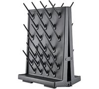 Kadxyan Laboratory Drying Rack, Double Test Tube Drip Rack, Glassware Bottle Draining Rack, with Drain Hole and Removable Drip Rod, 2 Workfaces, 54pcs, PP Material, for Institutes, Hospitals, Schools