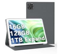 2024 Latest Tablet 10 inch Android Tablets, Newest Tablet with Case 128GB Storage+16GB RAM+1TB Expandable, 13+8MP Camera, High-Performance 2.0Ghz Octa-Core Processor Support 5Ghz WiFi, Bluetooth, GPS