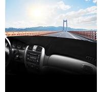 Kaecad Premium Suede Dashboard Mat, Anti-Scratch Anti-Glare UV Protection Car Dash Cover, Product Compatible with Mazda Family 323 BJ 1998 1999 2000 2001 2002 2003 (Grey)