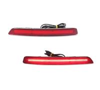 KAEDDVN Car Rear Reflector Compatible With Acura TL 2012 2013 2014 33505TK4A11 AC2831101 33555TK4A11 AC2830101 Rear Bumper Reflector Tail Brake Lights Lens(Red)