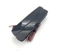 KAEDDVN Car Rear Reflector Compatible With Prius V 2012 2013 2014 2015 2016 2017 2PCS Car Rear Bumper Reflector Lens Tail Brake Lights Fog Lights Without Bulb(Black)