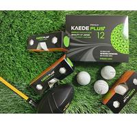Kaede Plus Urethane Golf Ball 2-Piece White Soft Spin (One Dozen) for Men Women