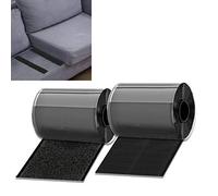 KAEGREEL Self Adhesive Hook and Loop Tape to Stop Sofa Cushions Slipping, Heavy Duty Sticky Tape for Sofa with Smooth Surfaces, 11cm Wide and 2M Long