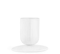 Kähler Block Candle Holder Medium Hammershøi Danish Design Handmade White