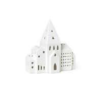 Kähler - Urbania City Candle Holder, White - White