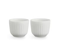 Kähler Egg Cups Diameter 5 cm Set of 2 Hammershøi Legendary Design Timeless White