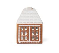 Kähler Gingerbread candle holder small 11 cm Brown