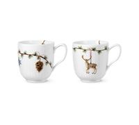 Kähler Hammershøi Christmas Christmas mug 33 cl 2 pieces 2020 & 2021