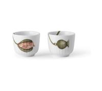 Kähler Hammershøi Poppy egg cup 2-pack White-decor
