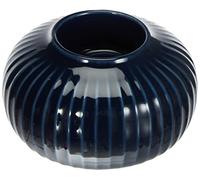 Kähler Hammershøi Tea Light Holder Round Diameter 10 cm Danish Design Handmade Blue