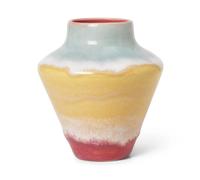 Kähler Poppery vase 12 cm Pink-mint-yellow