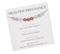 Kaelix Pregnancy Gifts, Adjustable Rainbow Moonstone Bracelet for Expecting Mothers