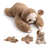 Kaelorae 1.5Kg Weighted Sloth Plush Teddy, Stuffed Plush Animals Plushies, Cuddly Puppy Toy for Comfort & Relaxation,Hugging Pillow for Anxiety Relief & Sleep Support (Sloths, 45cm)