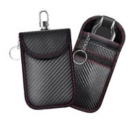 Kaelorae 2 Pack Pouch for Car Keys, Anti-Theft Key Fob Protection Bag Car Signal RFID Blocking Security Anti-Hacking Case Blocker Remote Entry Keyless Fobs Protection