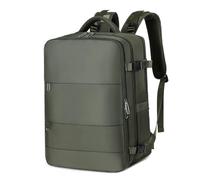 Kaelorae EasyJet Underseat Cabin Backpack 45x36x20cm - Airline Approved Carry On Bag with Laptop Compartment, Shoe Pouch & USB Port, Lightweight Travel Backpack (Green)