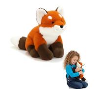 Kaelorae Fox Plush Teddy, Stuffed Plush Animals Plushies, Cuddly Puppy Toy for Comfort & Relaxation,Hugging Pillow for Relief & Sleep Support (Fox, 45cm)