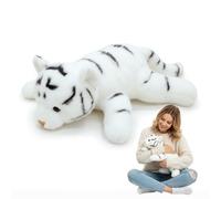 Kaelorae Plush Animals for Kids & Adults - Panda Teddy Bear Stuffed Toys, Hugging Pillow for Sleep Support, Soft Stuffed Animal Plushies Gift for Kids (White Tiger, 65cm)