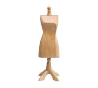 Kaeltsyn 1/12 Scale Articulated Wooden Mannequin Sewing Accessory for Dollhouses Craft Tailor Model
