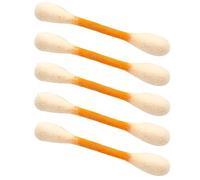 Kaeltsyn 1/3 / 5Pcs Cotton Swabs Kitten Toy with Kitten Chew Sticks for Indoor Boredom Teething Ropes Replacement Enormous Catmint Cotton Swab
