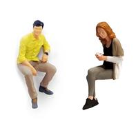 Kaeltsyn 1: 64 Decorative Resin Miniature People, Senior Girl, L