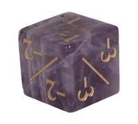Kaeltsyn 1 Part Mathematical Action Crystal Die Constructed From Natural Minerals Soft Flocculation Texture for Worktop Fun Natural Crystal Preciousstone Die