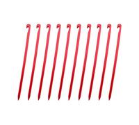Kaeltsyn 10 Pcs Heavy Duty Tent Peg Canopy Stakes Camping Peg Aluminium Alloy Stakes for, Backpacking, Gardening Aluminium Alloy with Reflective Rope