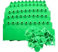 Kaeltsyn 100 Pieces Farm Animal Identification Markers Extra Large Size Plain for Animals Such As Sheep Swine and Equines Goat Ear Markers
