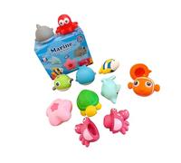 Kaeltsyn 10PCS Farm Animal Sorting Toy Safe Rubber Educational Sensory Play for Toddler Kids Learning Infant Cognitive Development Dolls