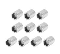 Kaeltsyn 10PCS Metal Crossed Screwdriver Conversion Tool for Secure Installation of 5MM Hexgon Standoffs in Motherboards Desktop Computer Screwdriver