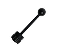 Kaeltsyn 17 to 25mm Mount Interface Adapter for Phone & Navigation, 130MM | Ball Interface Output, Aluminum-Alloy Components, Segmented Socket End, for Compatible Navigation Mount Assemblies