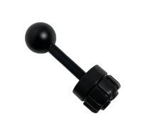 Kaeltsyn 17 to 25mm Mount Interface Adapter for Phone & Navigation, 85MM | Ball Interface Output, Aluminum-Alloy Components, Segmented Socket End, for Compatible Navigation Mount Assemblies