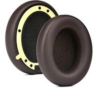 Kaeltsyn 1Pair Protein Leather Soft Ear Pad Cushions Cover for Headphones Sponges Earmuffs Headsets Sleeve Pad Replacement Protein Leather