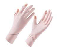 Kaeltsyn 1pair Women Sun Protecting Mittens Touchscreens Gloves Breathable Outdoor for Daily Use Skin Protecting