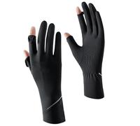 Kaeltsyn 1pair Women Sun Protecting Mittens Touchscreens Gloves Breathable Outdoor for Daily Use Skin Protecting