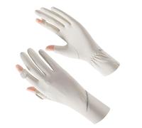 Kaeltsyn 1pair Women Sun Protecting Mittens Touchscreens Gloves Breathable Outdoor for Daily Use Skin Protecting