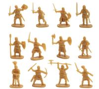 Kaeltsyn 200PCS Miniature Soldiers Multiple Postures Army Figurine Model Nostalgic Toy Kids New Year Gift Random Type Men Action Figures Playset Bucket Action Toy Soldiers Playset